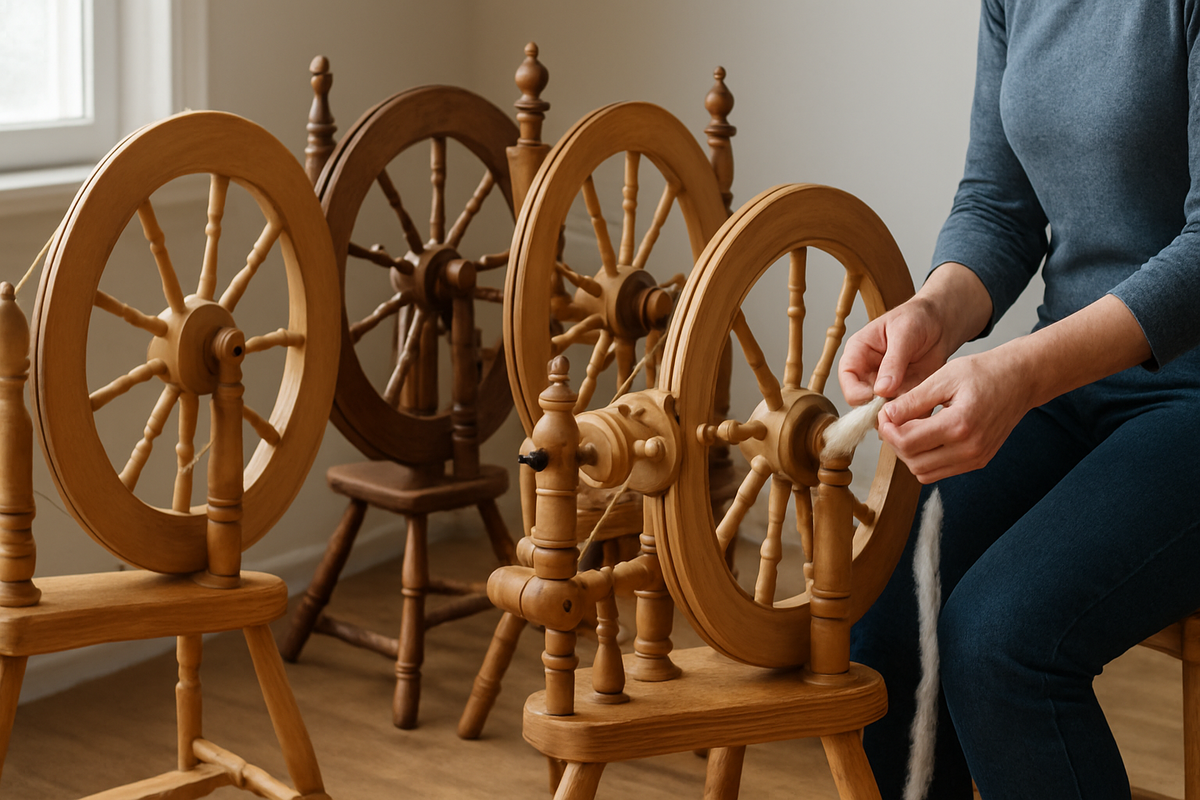 Choosing the Right Spinning Wheel: Wyatt’s Guide to Models & Materials